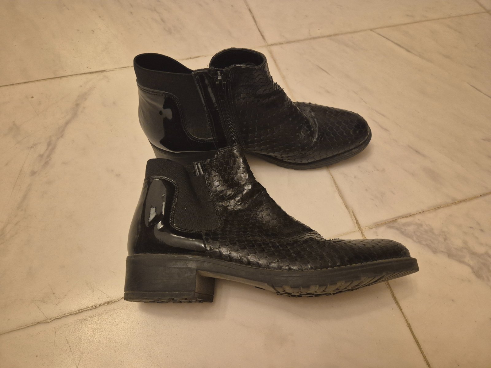Bottines 100% vrai cuir