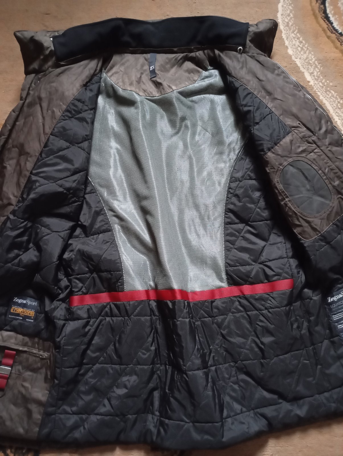 Manteau parka zegna sport