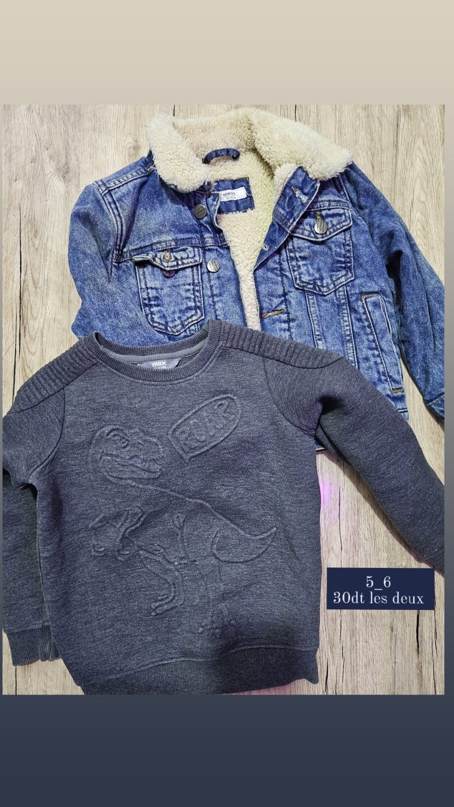Veste et pull