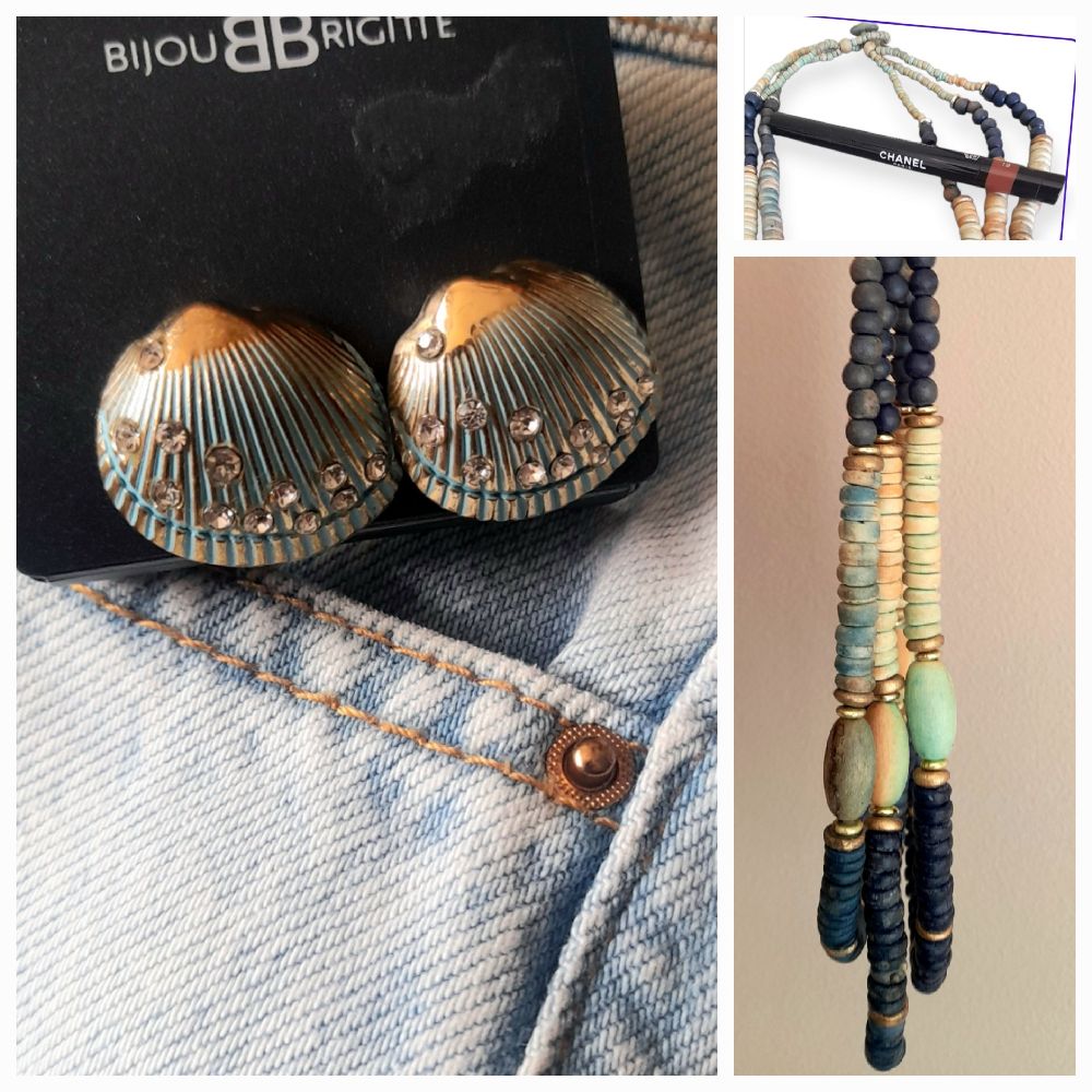 lot de" bijoux originaux", collier et boucles