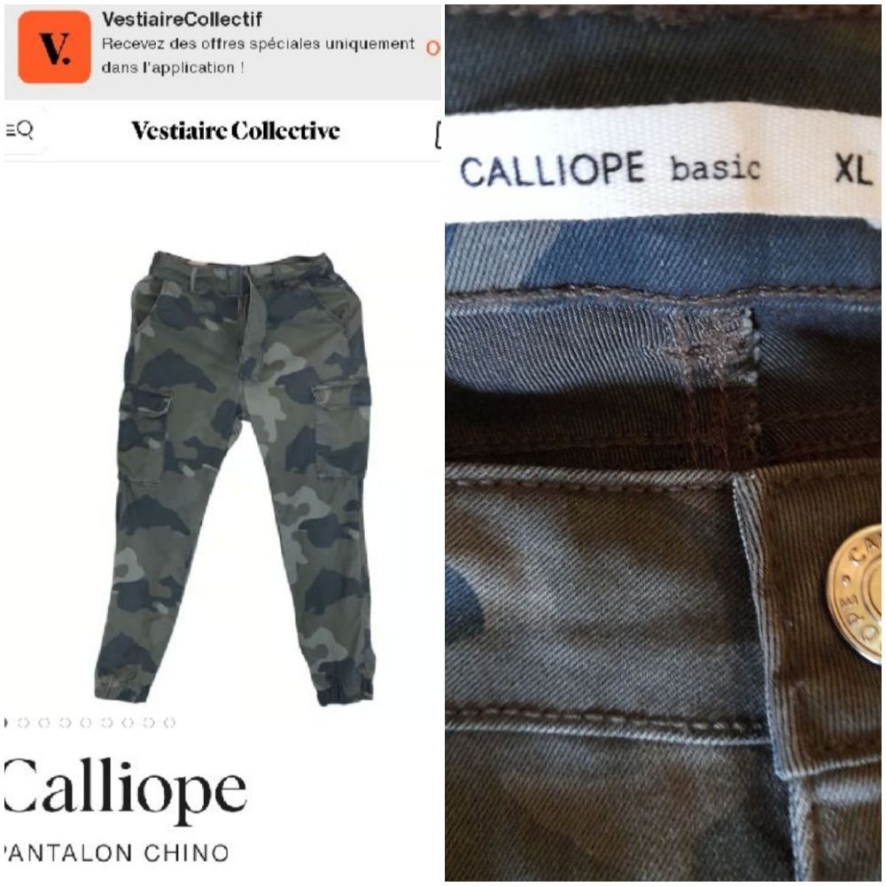 pantalon neuf treillis