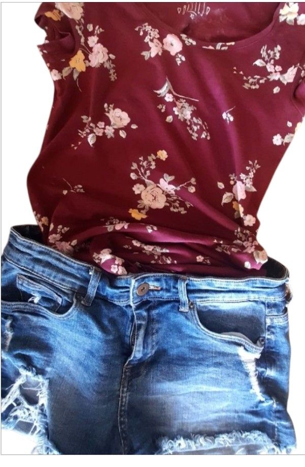 short H&M neuf, haut C&A