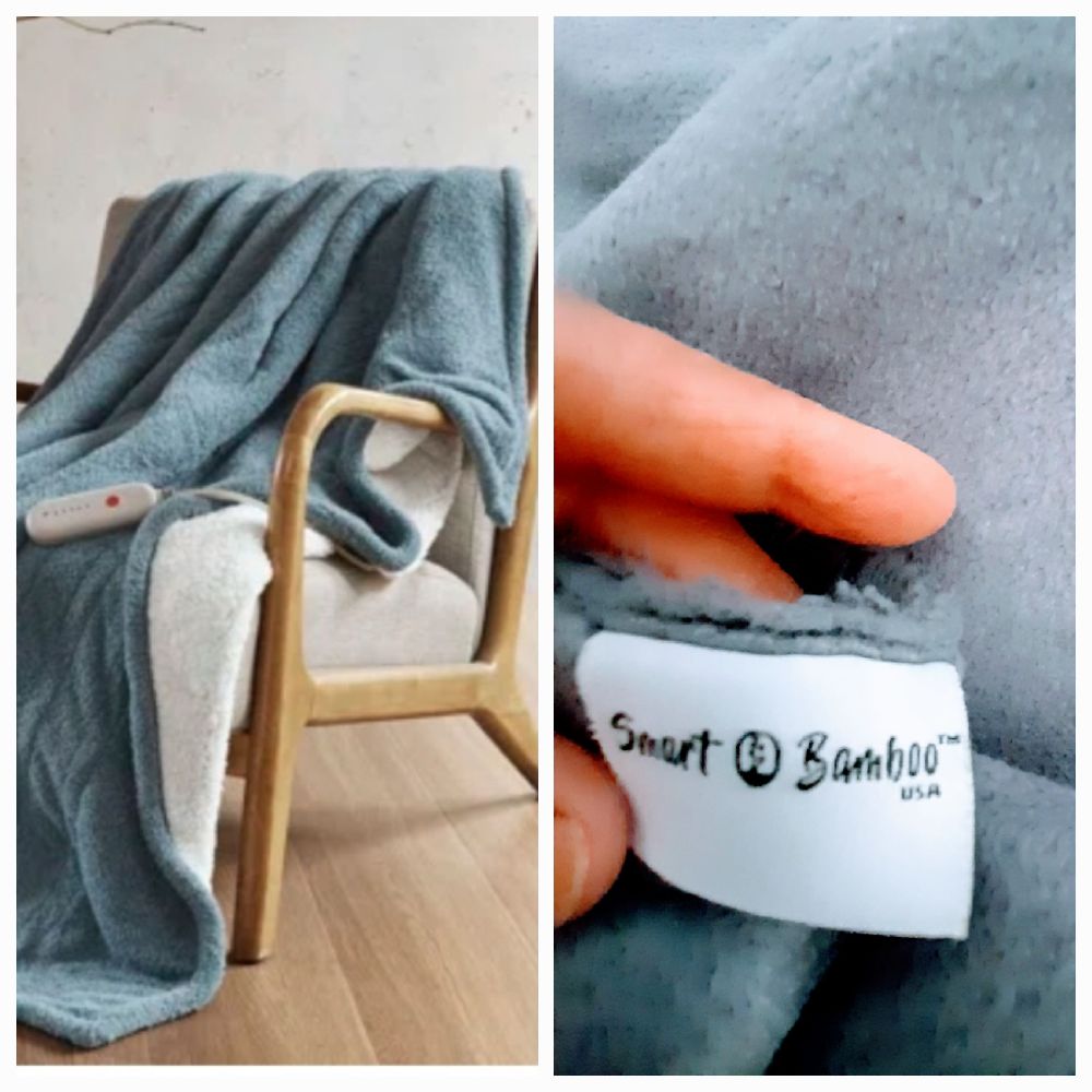 En promo,Plaid ou jeté deco hypoallergénique.bambou et viscose à 50/50.
