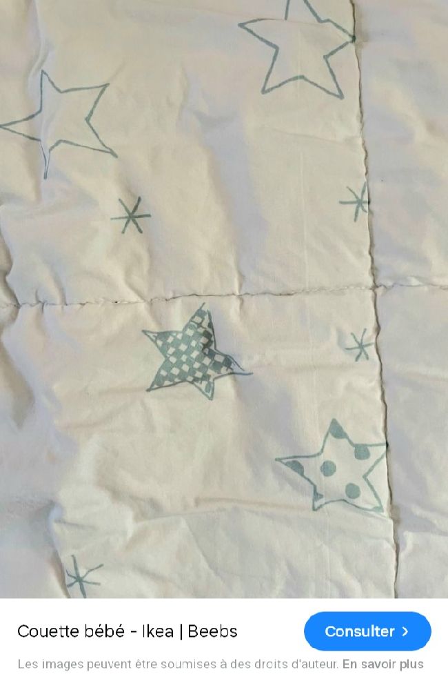 PROMO,couette ikea garçon,  BÉBÉ, 720g.qualite top 