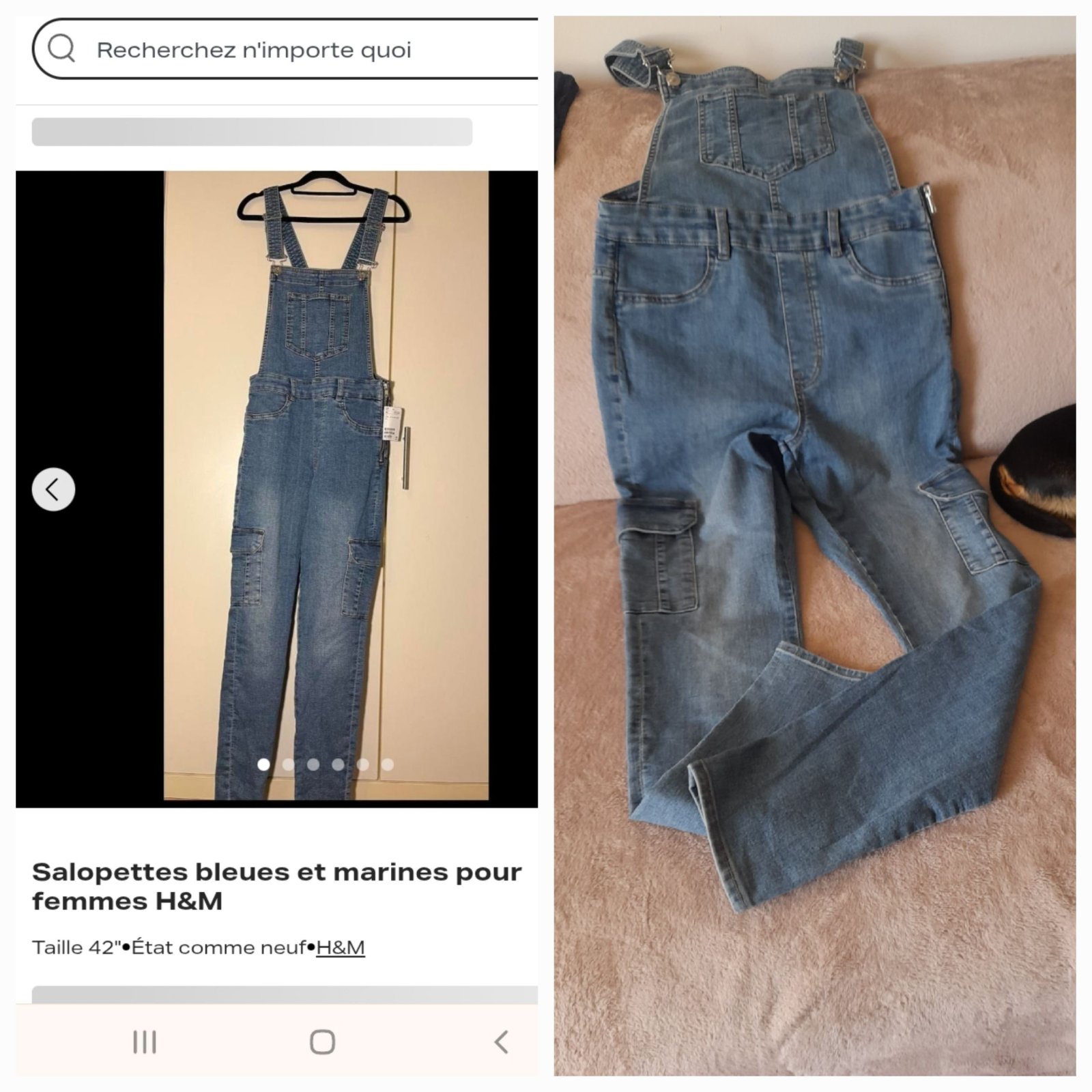 Salopette cargo H&M  