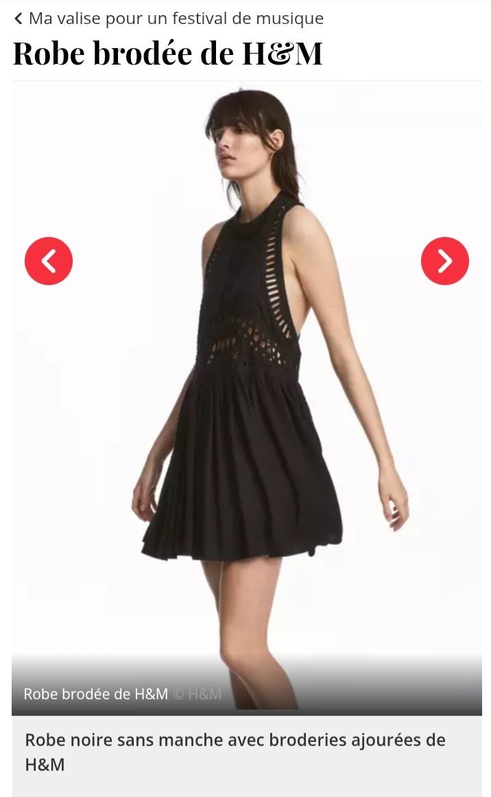 Promo,Robe noire H&M 100% viscose, 