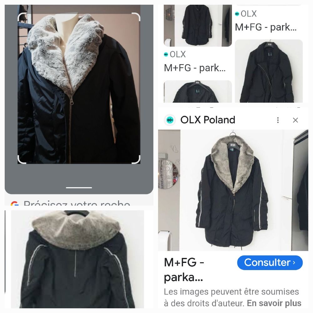 Promo supp mercredi, parka eskimo avec col amovible.