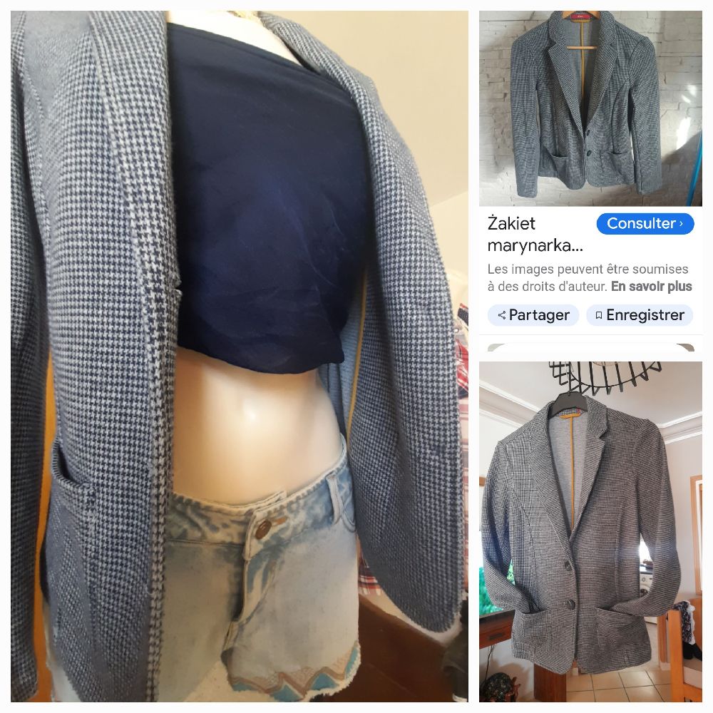 Promo ayedi,blazer" pieds de poule". 
