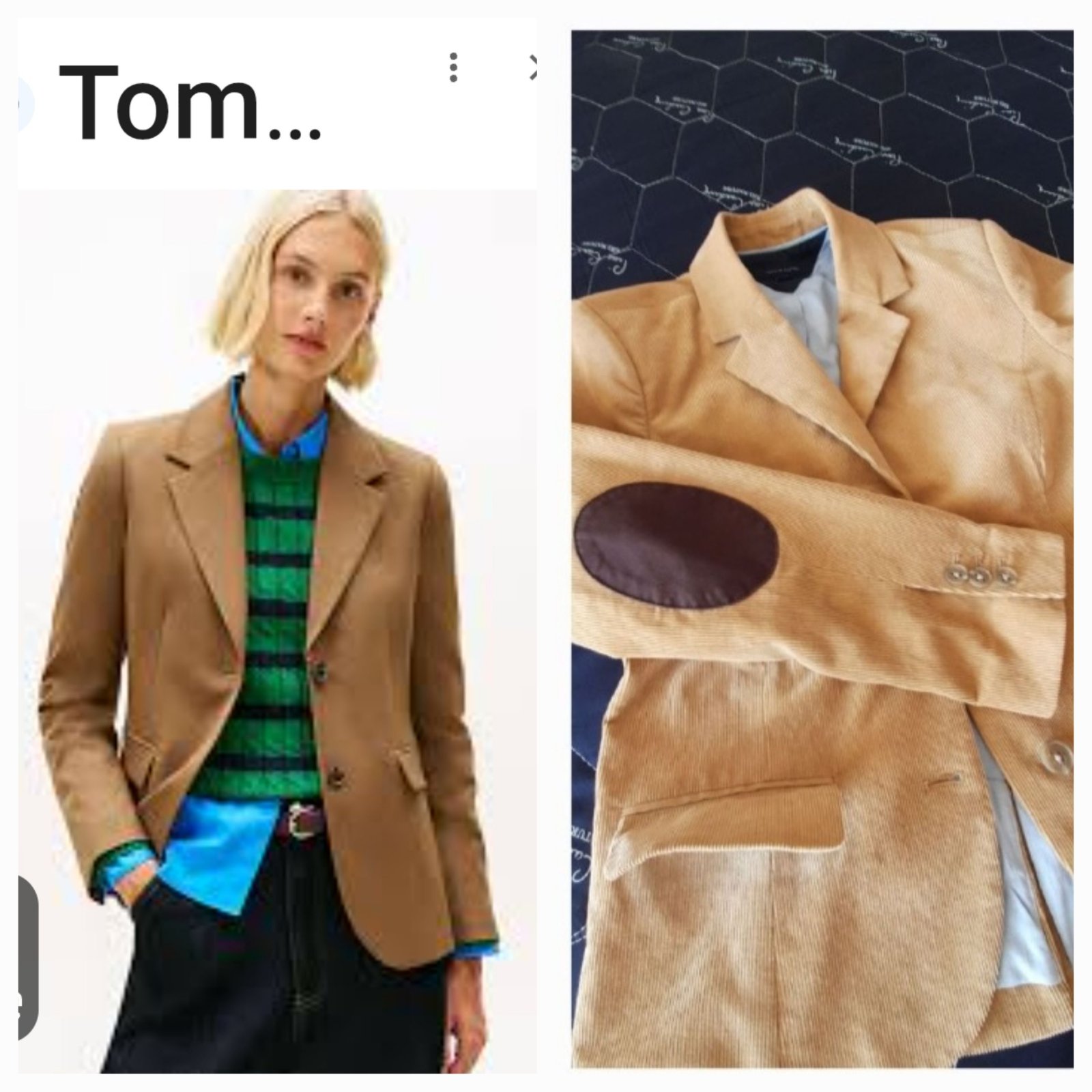Blazers vintage tommy, quasi neuf et authentique.