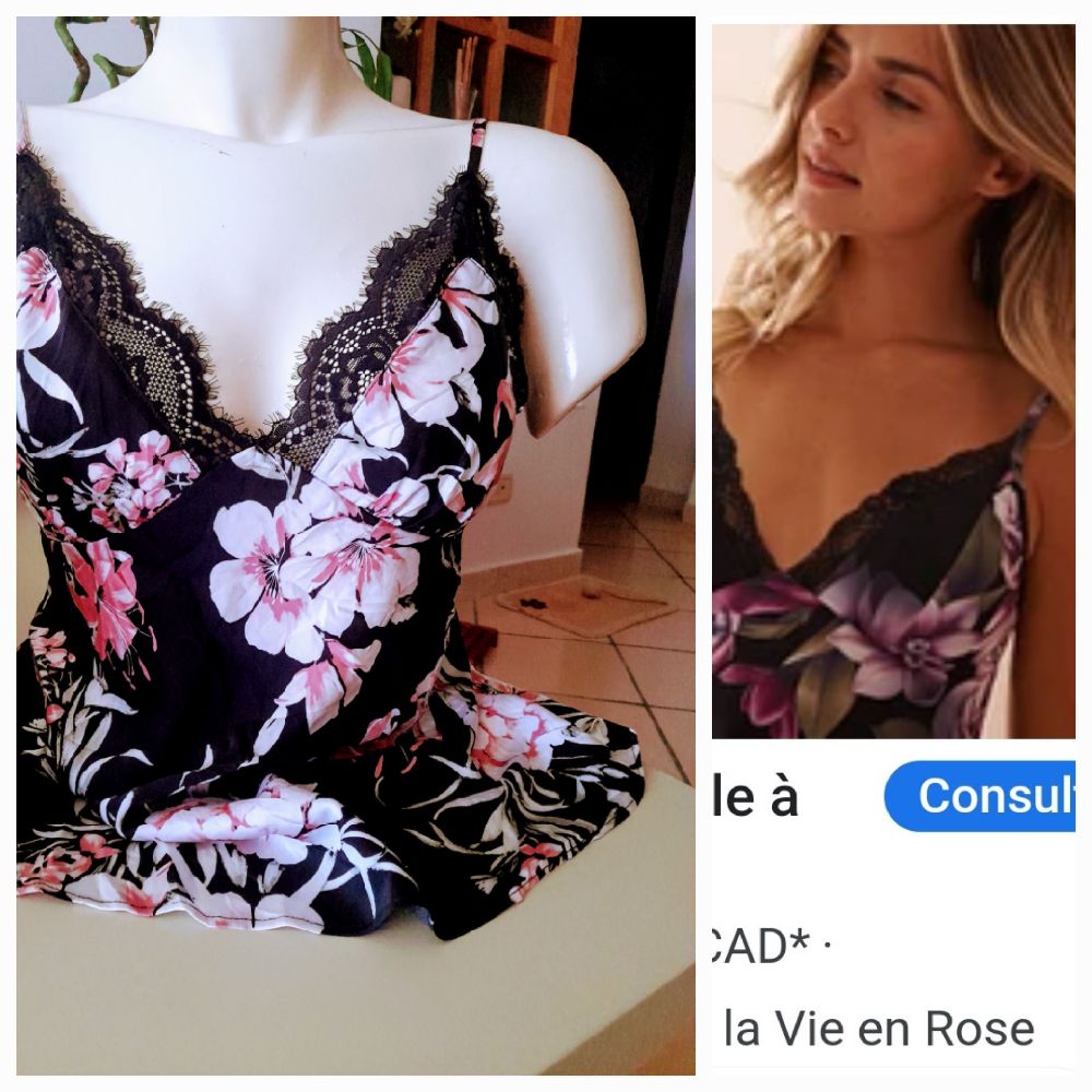 PROMO,camisole satin de soie, neuve, jamais portée,  temchi zhez.