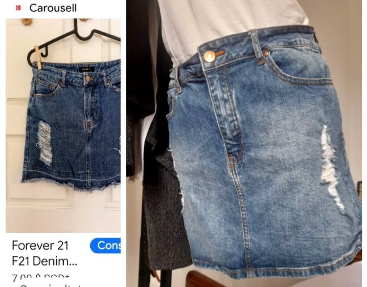 promo, jupe neuve forever 21