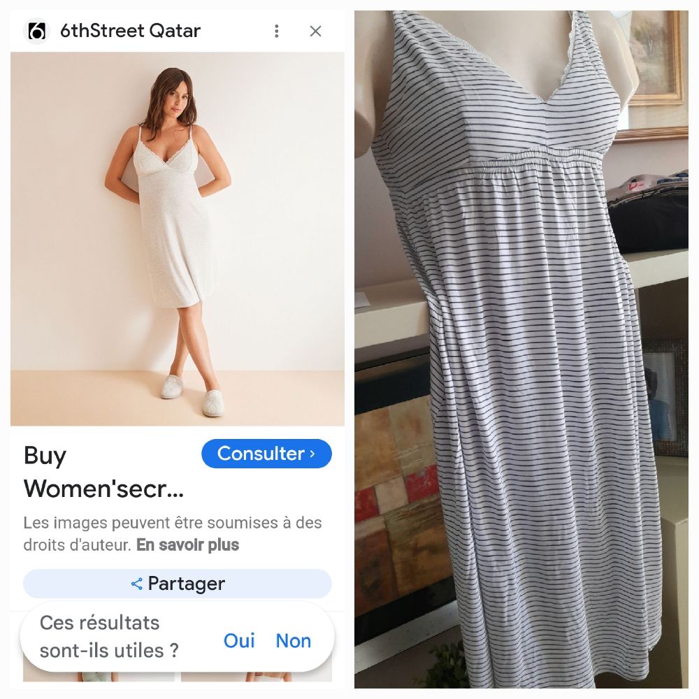 liquidation,robe maternité et allaitement , WOMEN'S SECRET