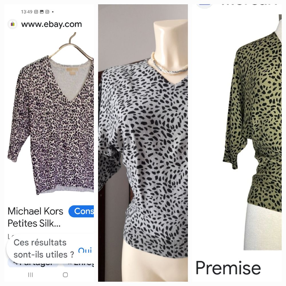 pull PREMISE chauve-souris tres tendance,  le léopard revient en force