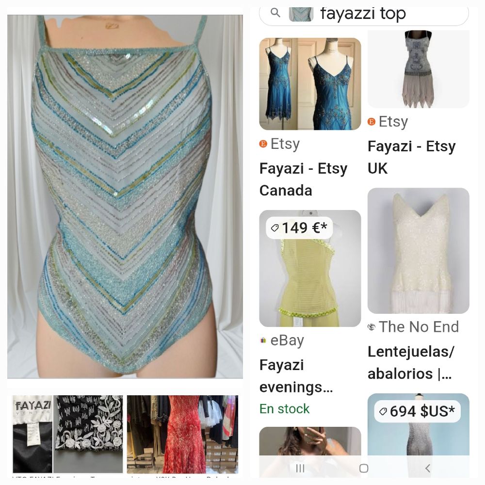 Promo,Bustier en soie entièrement brodé  FAYAZI