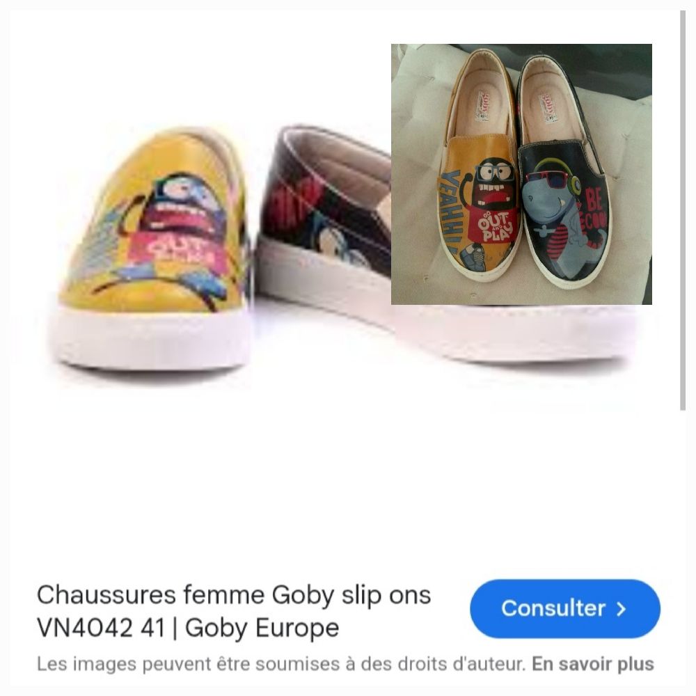 GOBY SLIP ONS REFERENCÉ, tres bon état. 