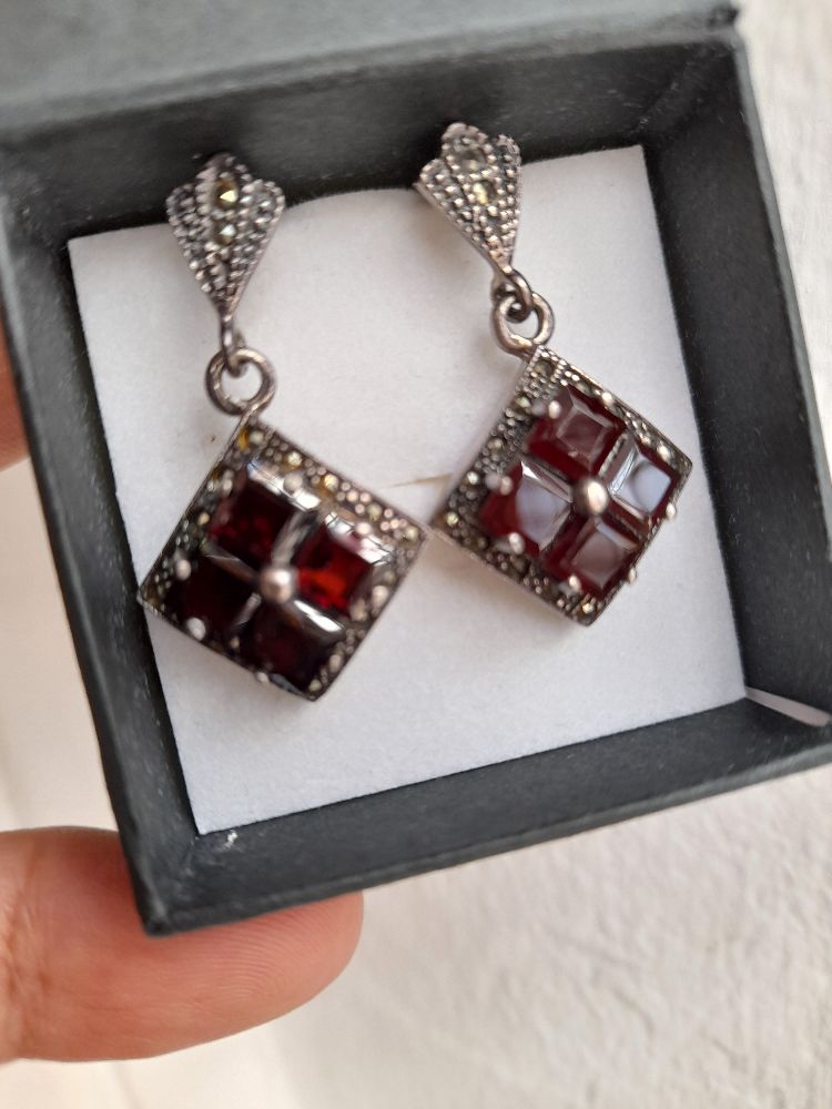 boucles en argent poinçonnees