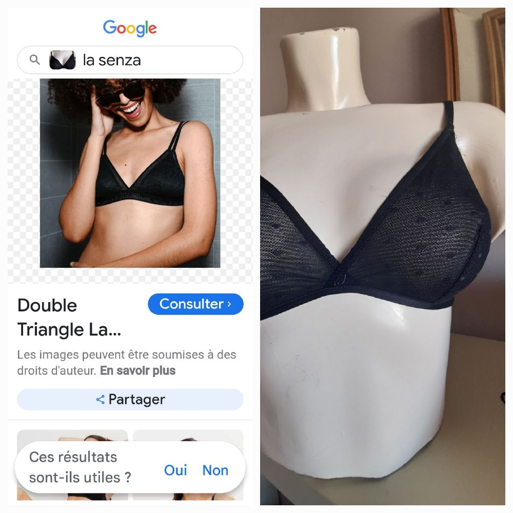 liquidation,triangle sans armatures LA SENZA
