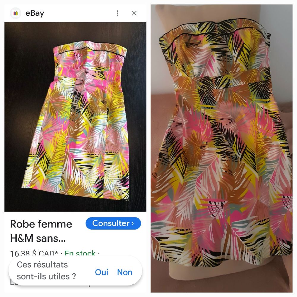 promoooo en liquidation,robe bustier coton majoritaire,  couleurs presque fluo, plus belles en realite