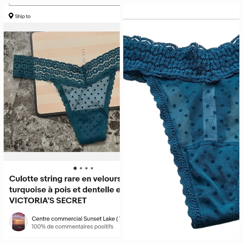 Promo,Lingerie VICTORIA'S,  NEUVE.