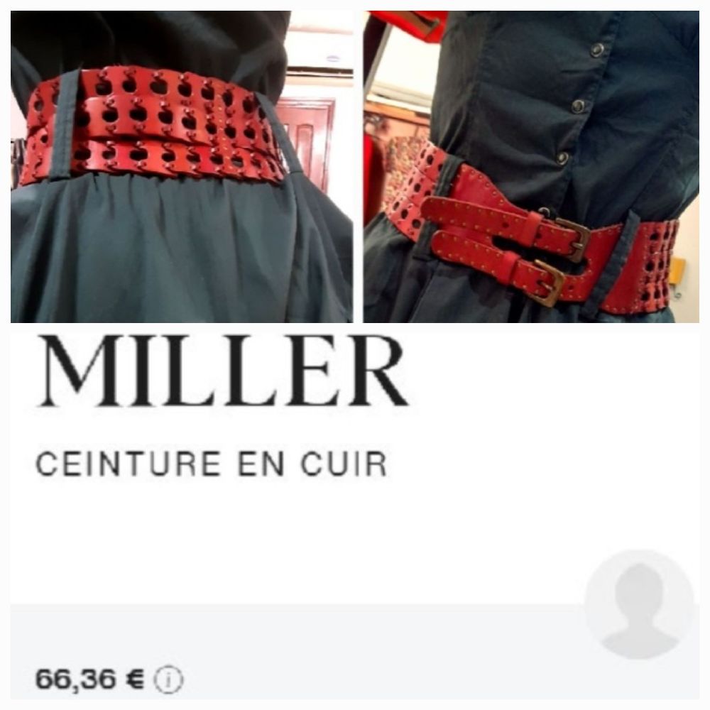 je liquide une magnifique ceinture cuir, en exellent état. aucun défaut.