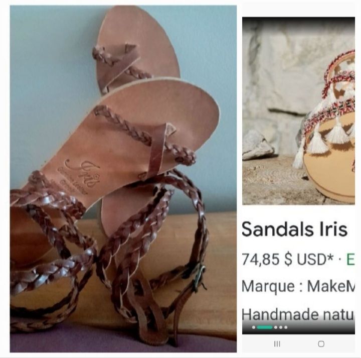 Super Promo, Sandales en cuir importées très stylées, spartiates .