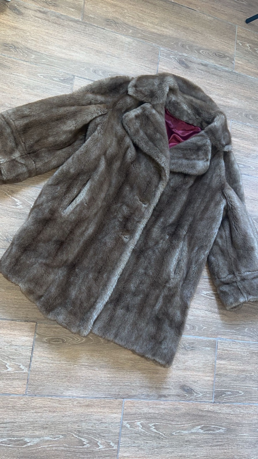 Manteau forure vrai forure
