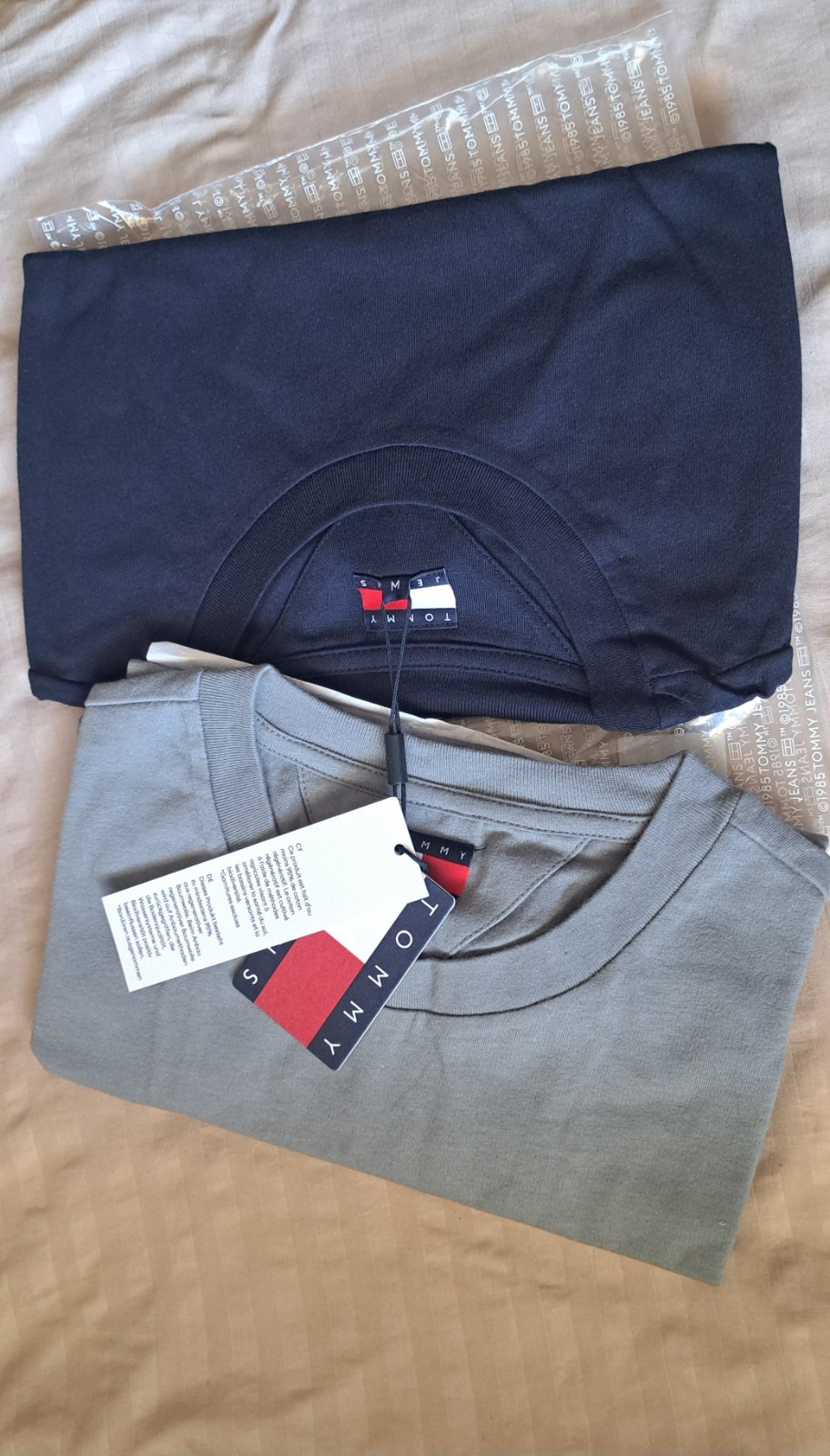T-shirts Tommy Hilfiger bleu/gris 