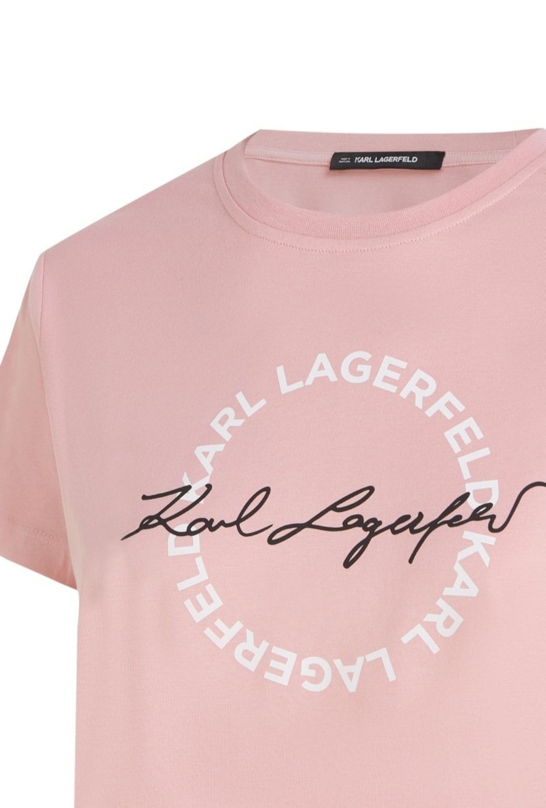 T-SHIRT FEMME KARL LAGERFELD ROSE