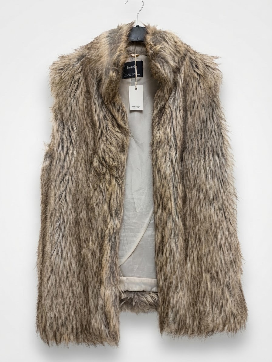 Fourrure bershka 