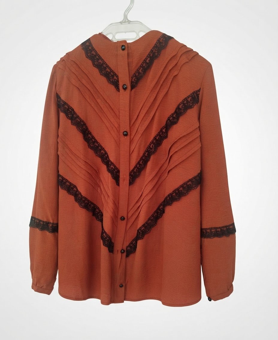 Chemise crepe froissé 