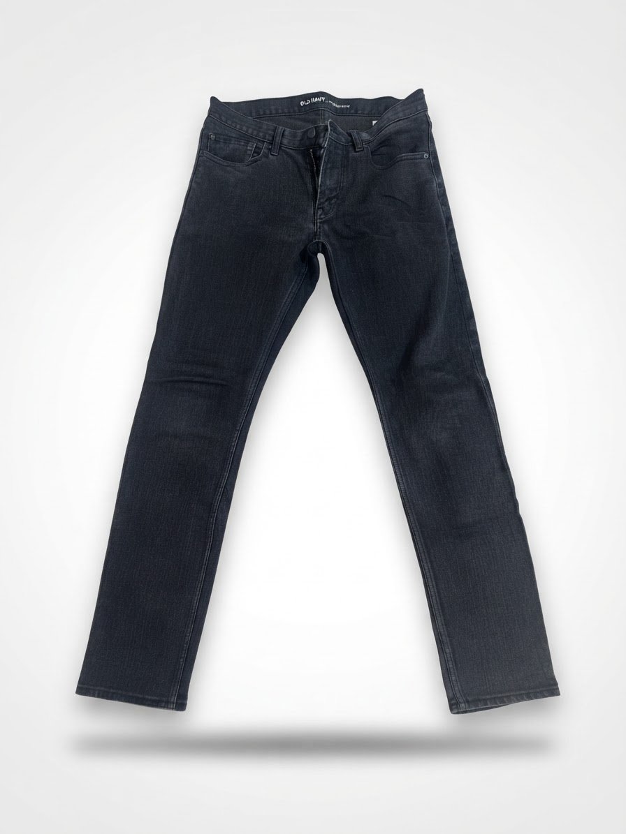 Pantalon jean gris foncé 