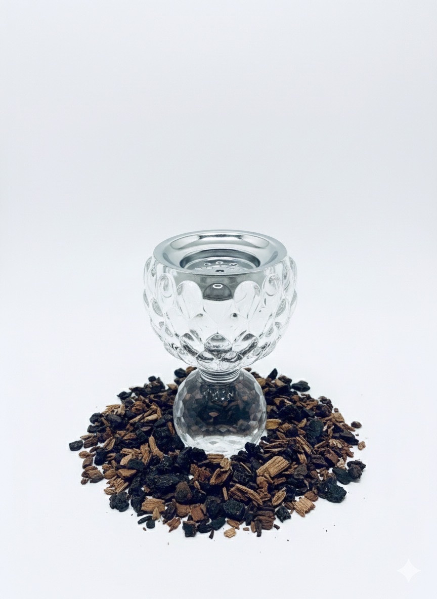 Mabkhar crystale + Bkhour مبخر كريستال + بخور 
