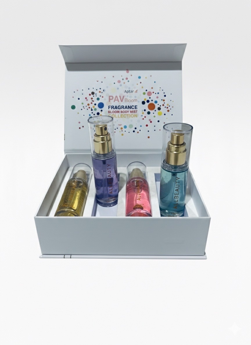 PACK 4  pcs BODY MIST  MARQUE ALL BEATY 