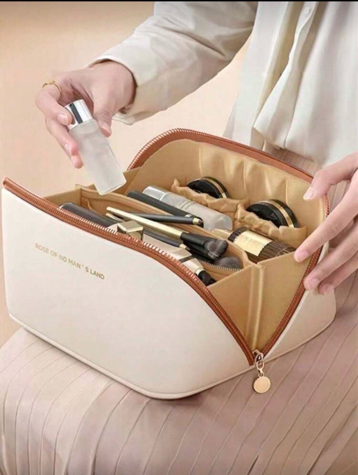 Sac de maquillage PU Cuir/ waterproof