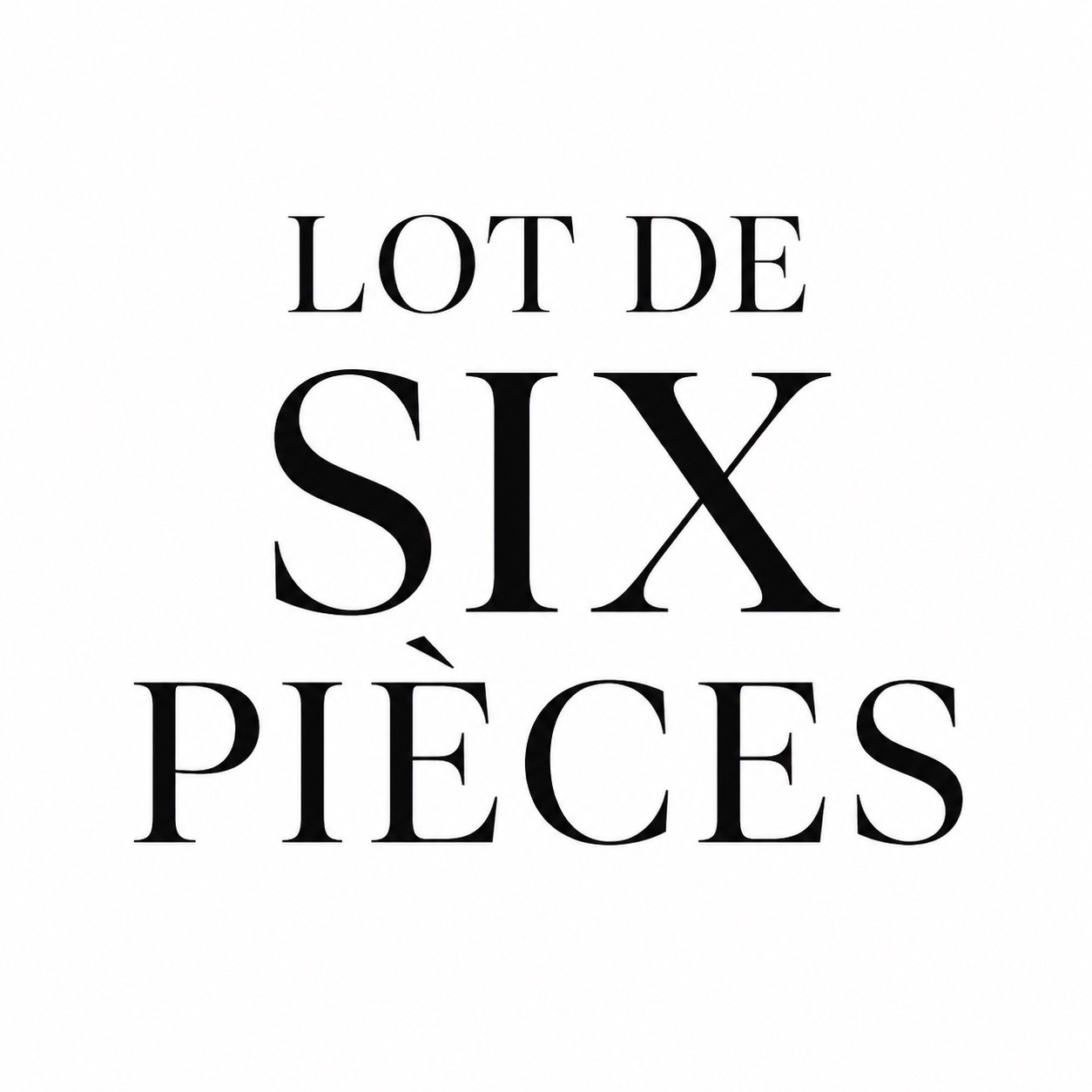 Lot 6 pieces 