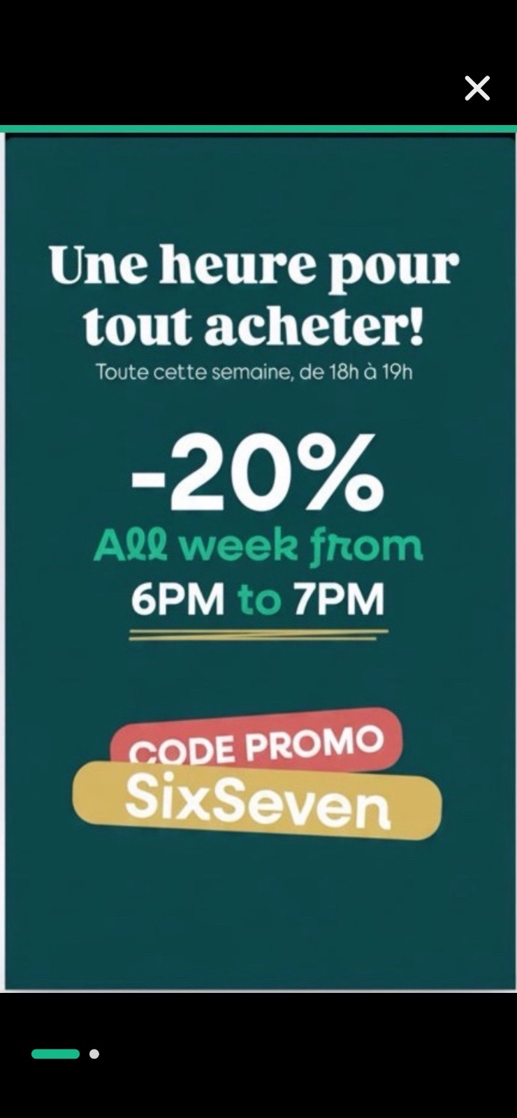 Code promo 