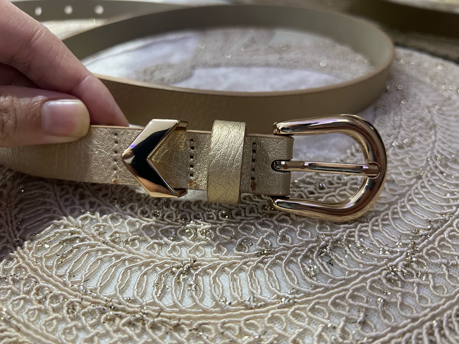 Ceinture doré 