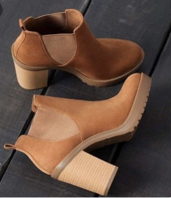 Bottine camel
