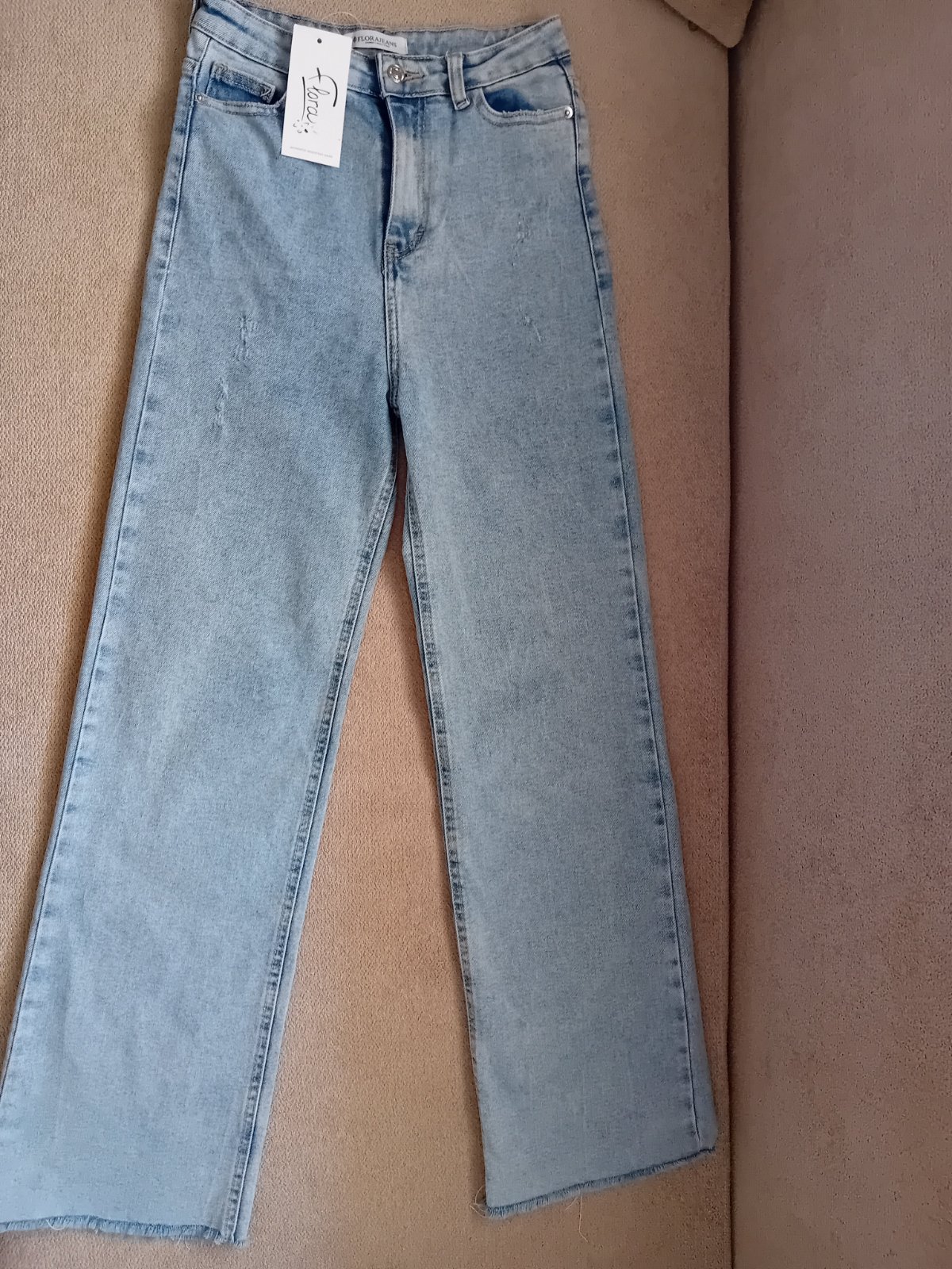 Pantalon large taille haute 36/38 ave étiquette 