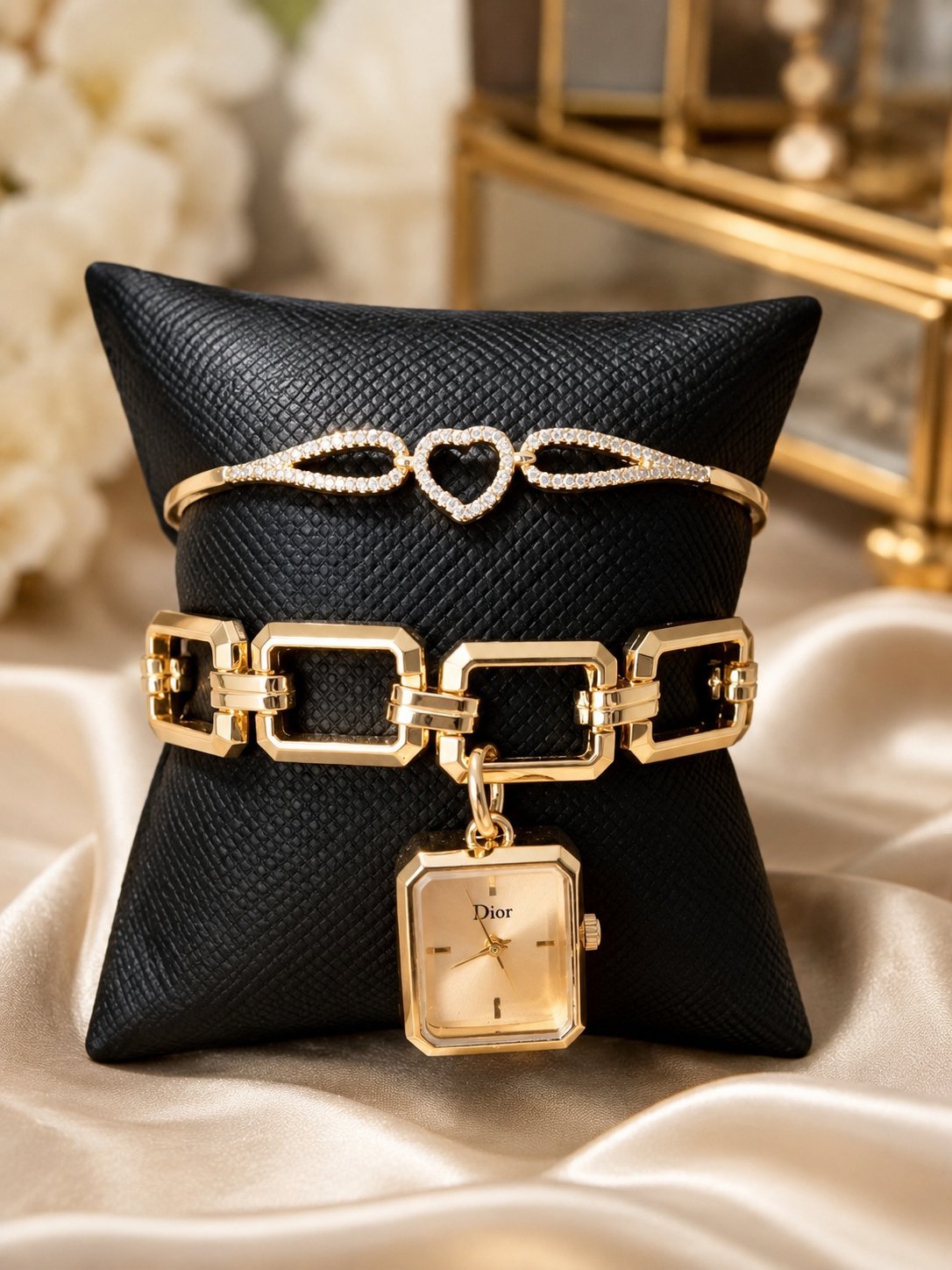 Montre et bracelet. Accier inoxydable 