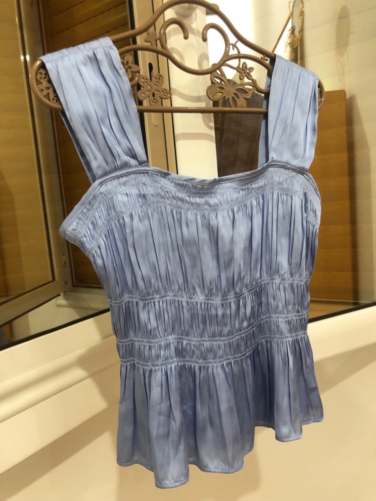 Top en satin 