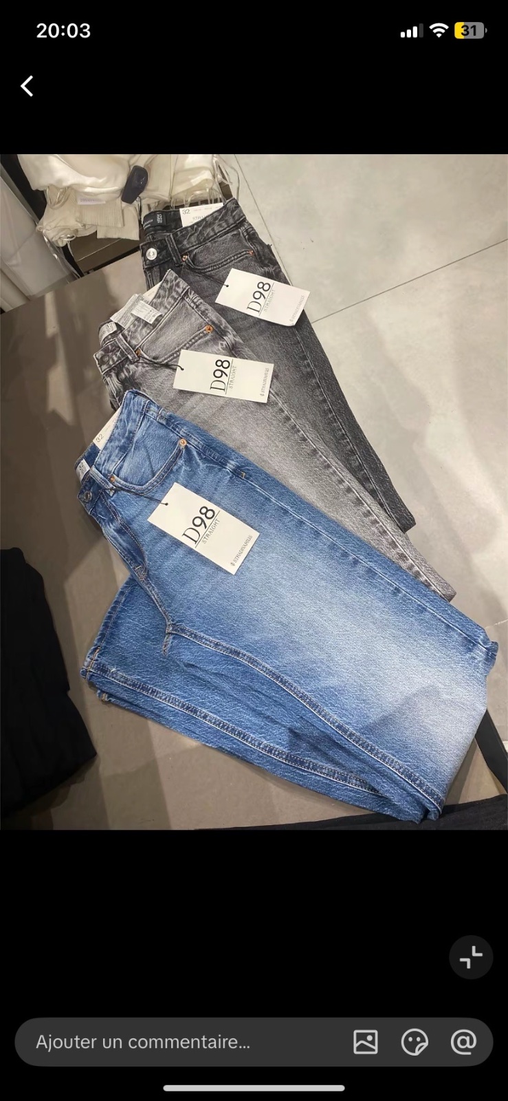 Pantalon djean 