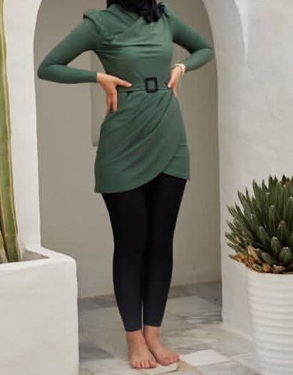 Burkini en vert