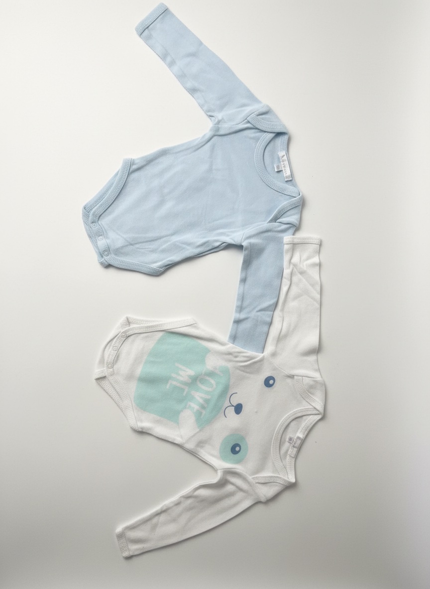 Lot de 2 bodies coton 