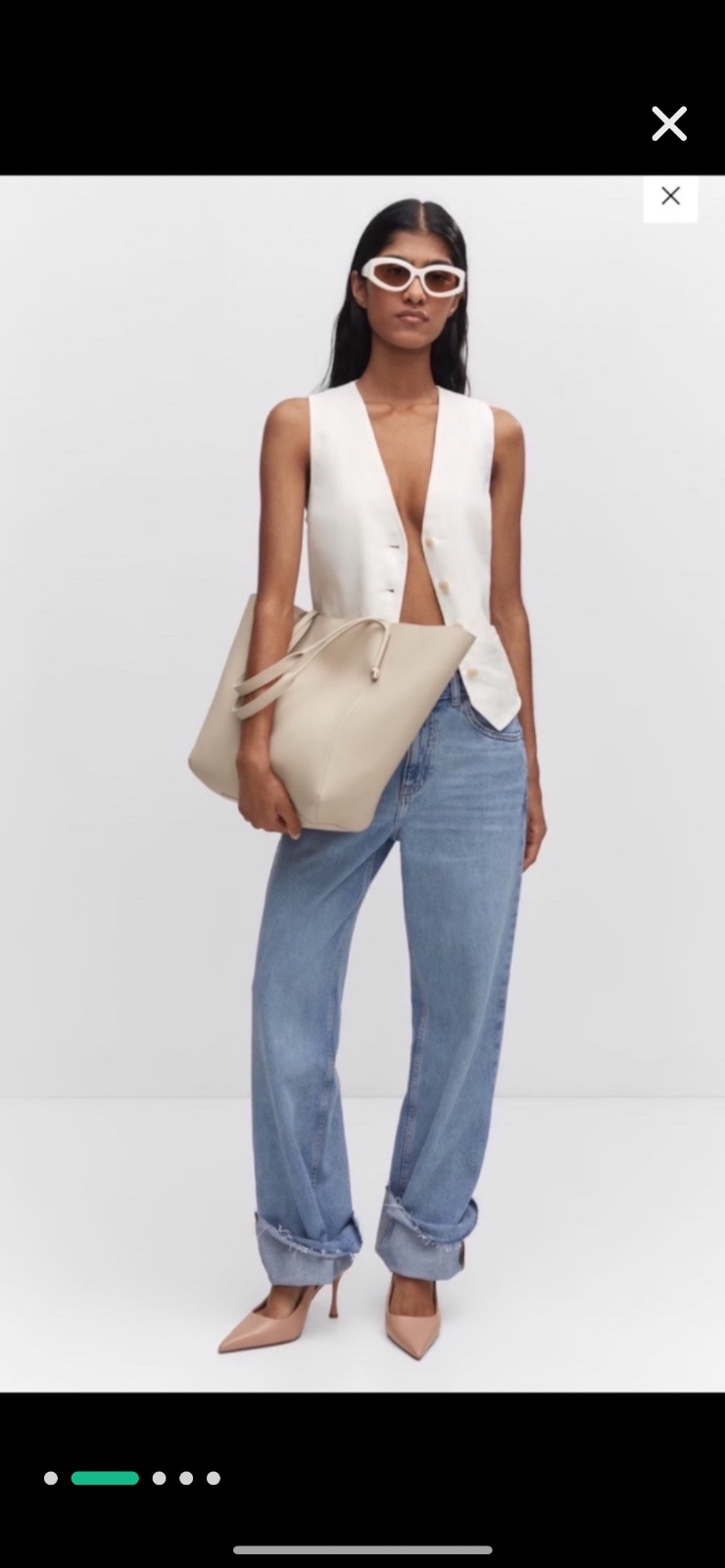Grand sac a main marque Mango 