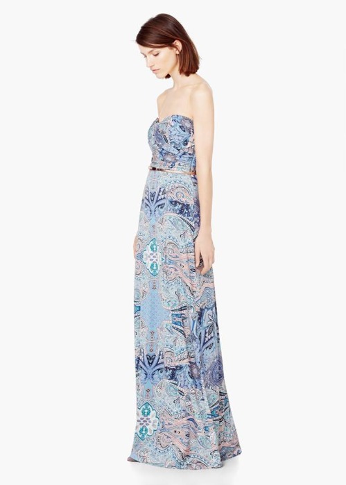 Robe longue marque mango