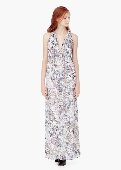 Robe longue marque Mango