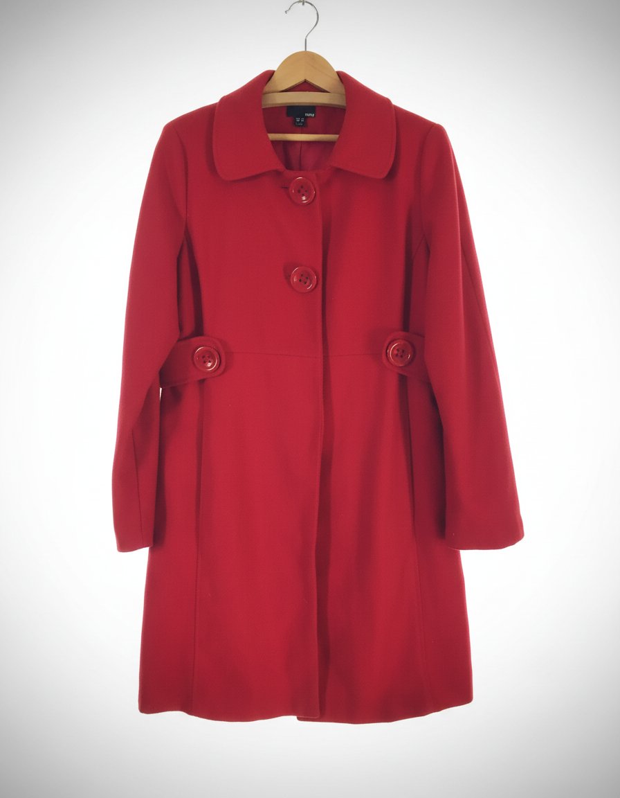 Manteau 🎀 H&M femme rouge 