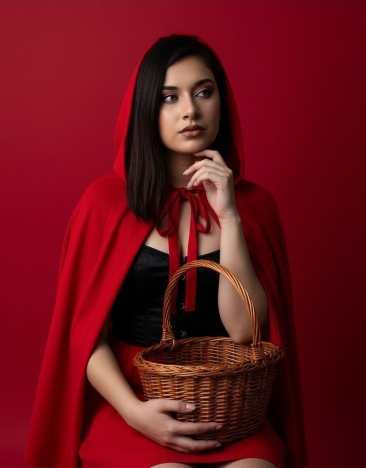 Poncho femme ❤️ petit chaperon rouge 💃