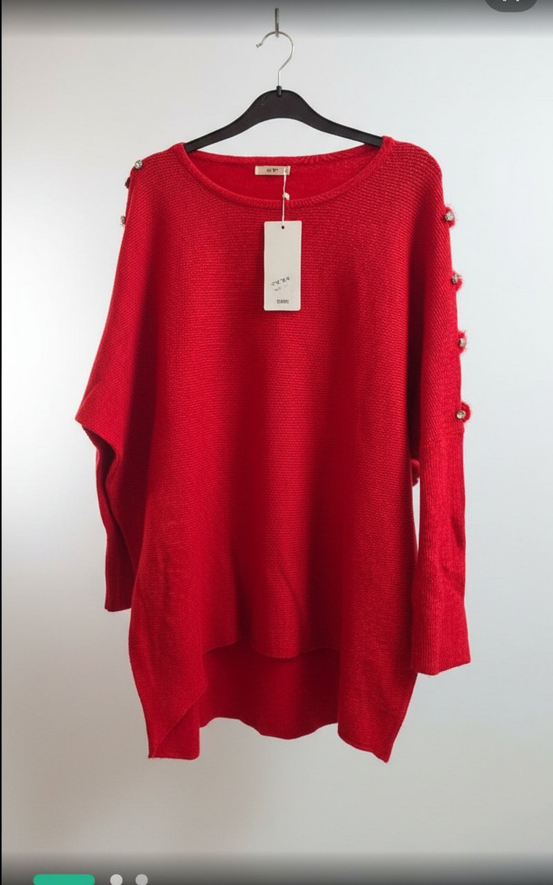 Pull rouge 